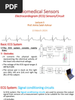 Lecture 5 (13.3.2024) - ECG Circuit