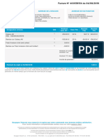 FRANCE Bouygues Invoice