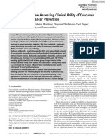 A Systematic Review Assessing Clinical Utility of Curcumin With A Focus On Cancer Prevention