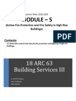 Module - 5: 18 ARC 63 Building Services III