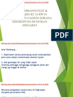 Seksi Pembangunan & Inventaris RT 34 RW 01 Perumahan Gading Kirana Sidokepung Buduran Sidoarjo