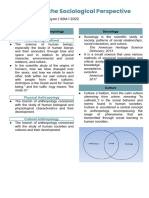 GECSEL L3 - The Sociological Perspective of The Self