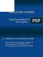 Evolución Humana