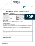 Unit 06 - Assignment frontsheet