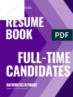 MS in Math Fin - NYU (2023) Full-Time-Candidates-Resume-Books-November
