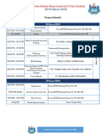 Final ICPC West Contest Schedule 2024