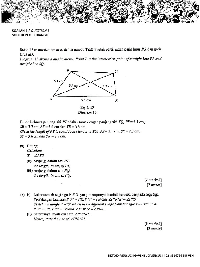 Triangle Solution Questions Guide | PDF