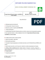 Fisa Post Contabil - PT Concurs