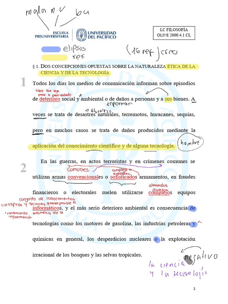 LC (Filosofia) El Bien, El Mal y La Razón - 230929 - 110546 | PDF