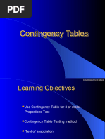 Contingency Table