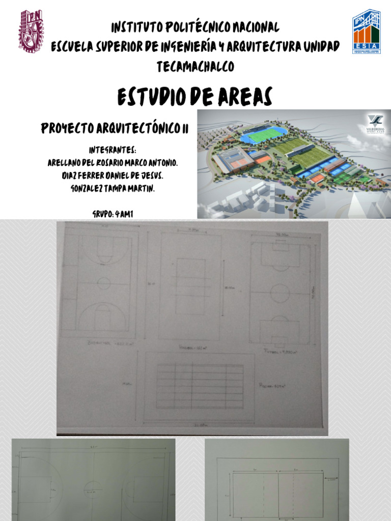 Espacios y Áreas en Proyecto Arquitectónico | PDF