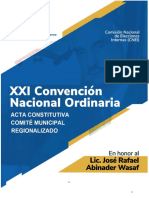 Acta Constitutiva Zona