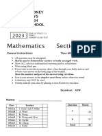 SBHS 2023 Y10 CCT 1