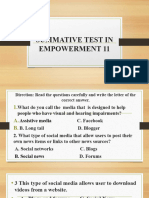 Summative Test in Empowerment 11