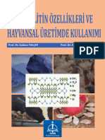 Sepiyolitin Ozellikleri Ve Hayvansal Uretimde Kullanimi