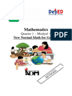 MATH 1 - Q1 - Mod9