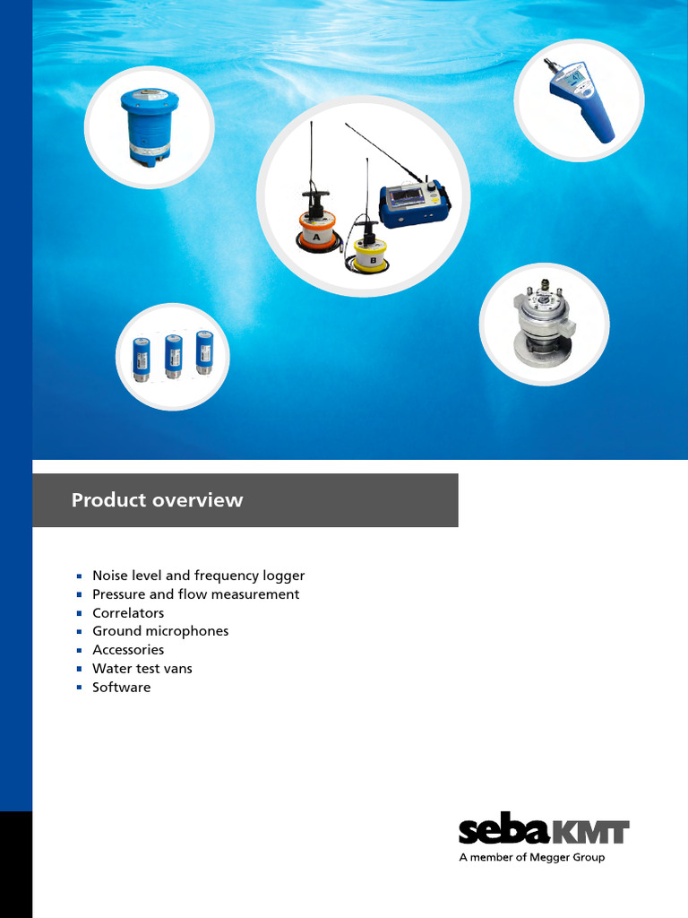 catalogue-seba-kmt-anglais | PDF | Flow Measurement | Microphone