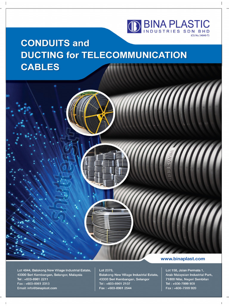Bina Plastic HDPE Corrugated SubDuct 50mm PDF