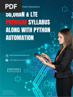 5g, Oran & Lte + Python Automation Premium Syllabus PDF