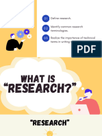 Research Terminologies