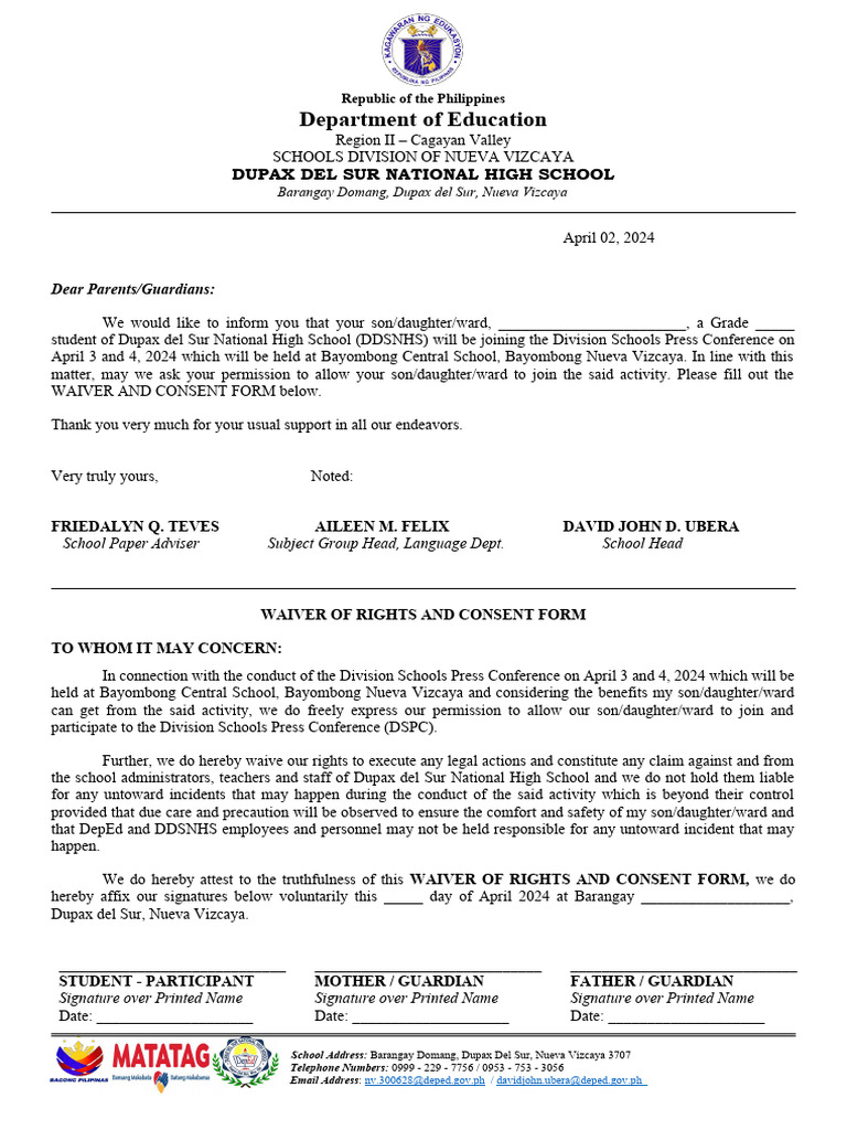 Permission for Press Conference Participation | PDF | Government | Justice