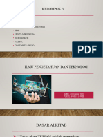 PPT IPTEK MATA KULIAH AGAMA KELOMPOK 3