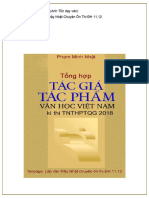 Tổng hợp tác giả, tác phẩm văn học 12 - Phạm Minh Nhật