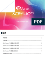 Acrylic64 Usermanualv1.1