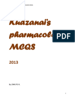 Kudzanai's Pharmacology MCQs - Copy