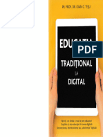 Educatia de La Traditional La Digital, PR Prof DR Ioan C Tesu