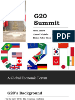G20 Summit: Moaz Ahmed (BSF2004458) Ahmed Mujtaba (BSF2004507) Hamza Azhar Khan (BSF2004320)