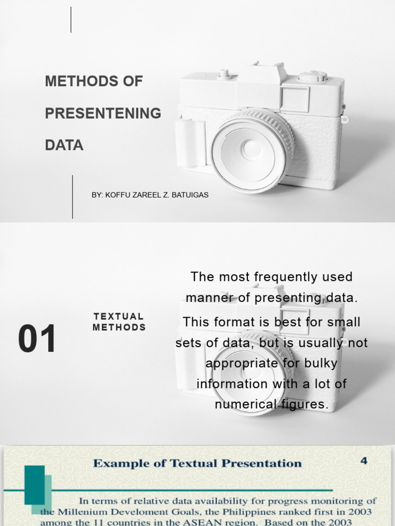 Methods of Presenting Data | PDF