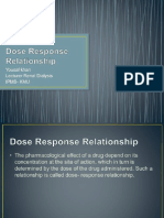 Dose response relationship Pharmacology