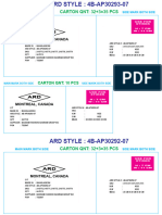 Po-Ts2847, Ardene, Carton Layout