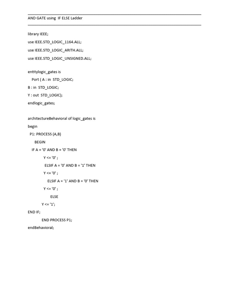 What Is Vhdl In Digital Electronics