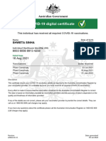 Covid 19 Digital Certificate Shweta Sinha
