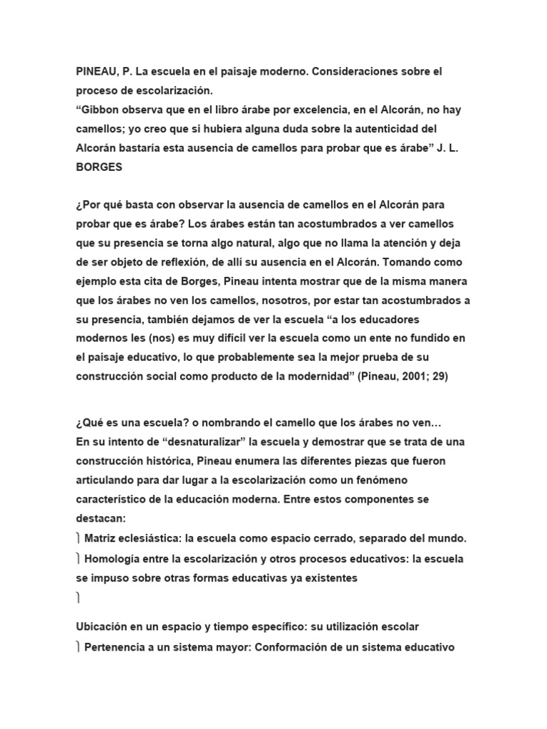 La construcción social de la escuela moderna | PDF | Plan de estudios ...