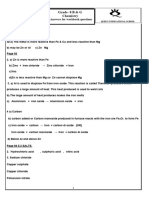 Grade-8 B & G Chemistry: Answers For Workbook Questions