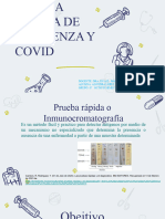 pruebas rapidas de covid y influenza