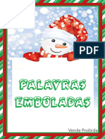 Palavras Emboladas Natal Ativiarte