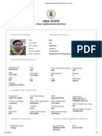 Abia State OneID - Staff Verification Summary