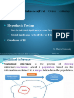 CH 3 Econometrics For FinanceStatistical Inferences Part 1