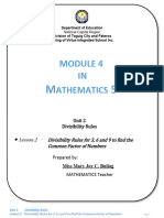 Math 5 Unit 2 Lesson 2 Module