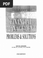 29-Financial Management by Ravi Kishore (P&S) | PDF