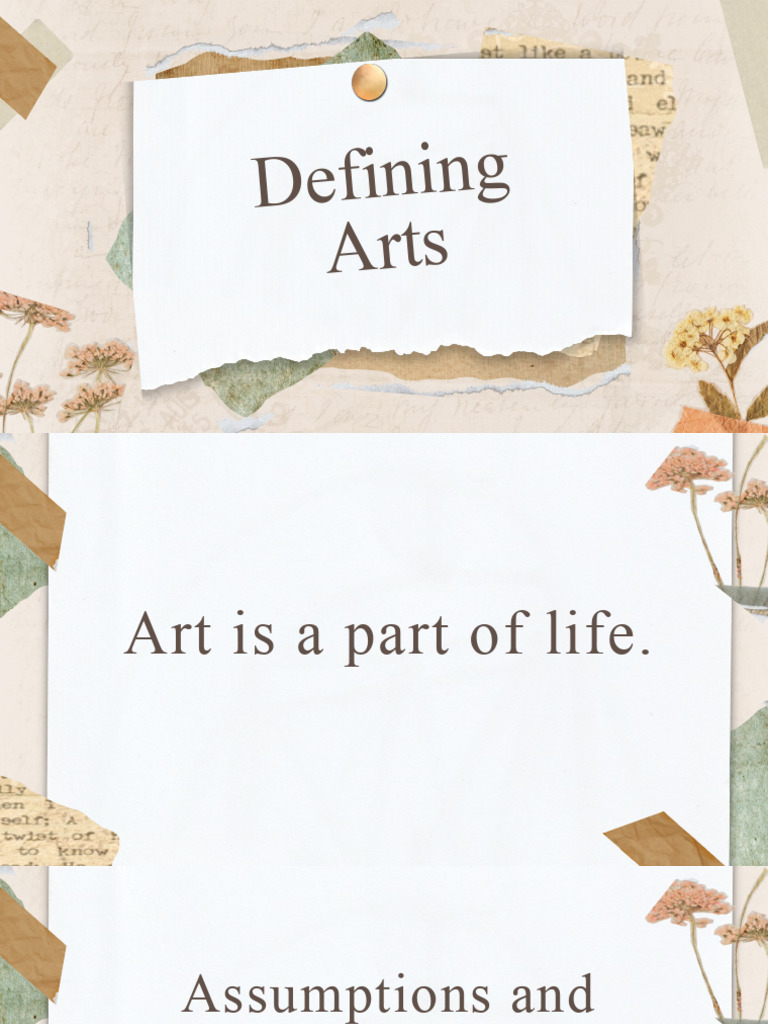 Defining Arts | PDF | Composition (Visual Arts) | Paintings