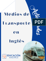 Actividades de Los Medios de Transporte en Inglés - EDUCACION MAESTROS