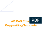 4D PAS Email Copywriting Template