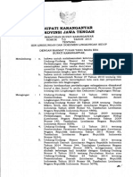 Peraturan Bupati Karanganyar Nomor 59 Tahun 2015