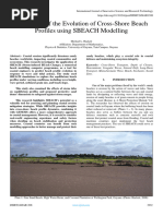 Simulation of The Evolution of Cross-Shore Beach Profiles Using SBEACH Modelling