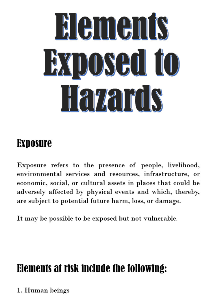Module 2 Lesson 1 2 Pdf Hazards Vulnerability